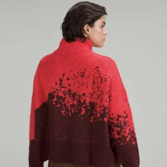 LULULEMON ombre knit textured turtleneck - size small - Picture 2 of 8